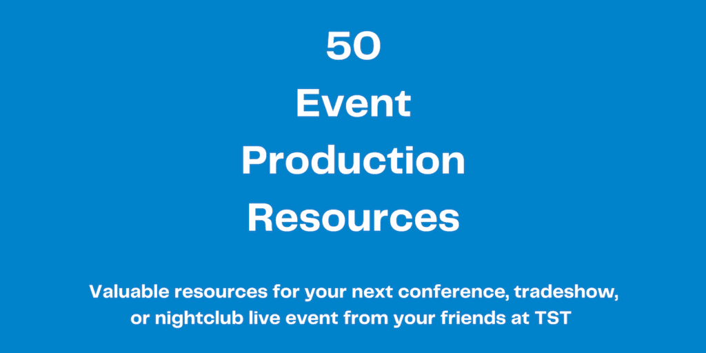 Event Production Resources - Total Show Technology