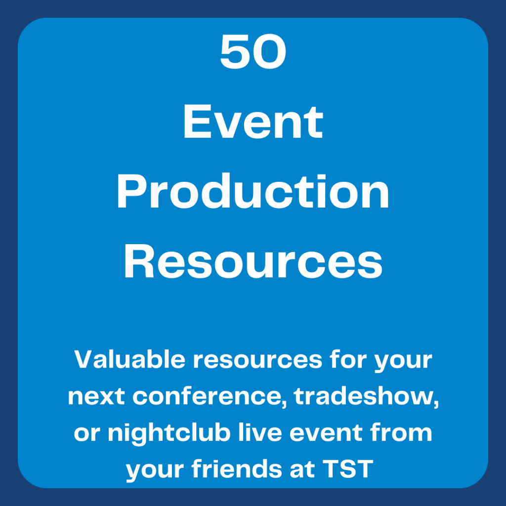 Event Production Resources - Total Show Technology