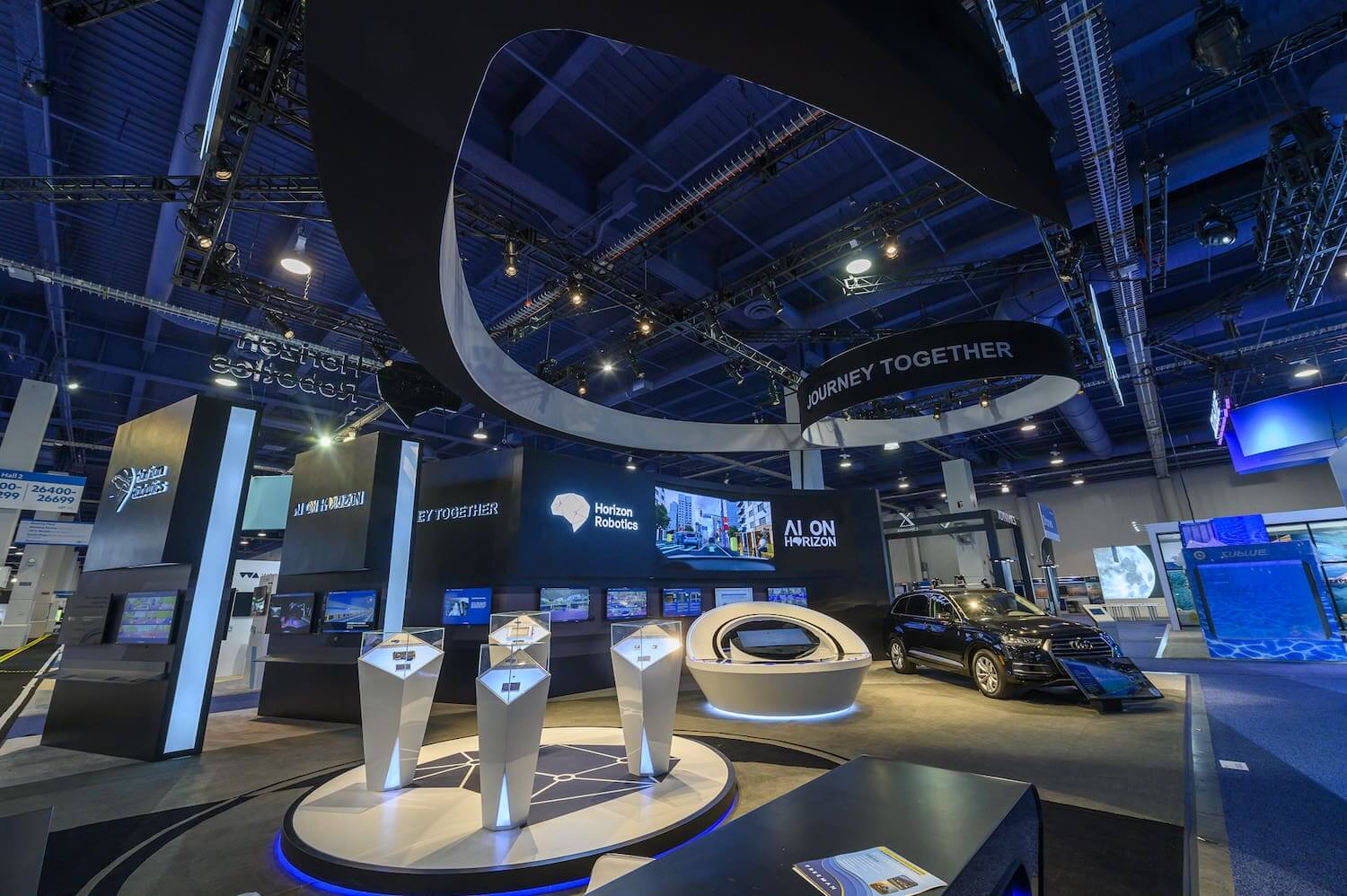 Horizon Robotics AI exhibit booth.