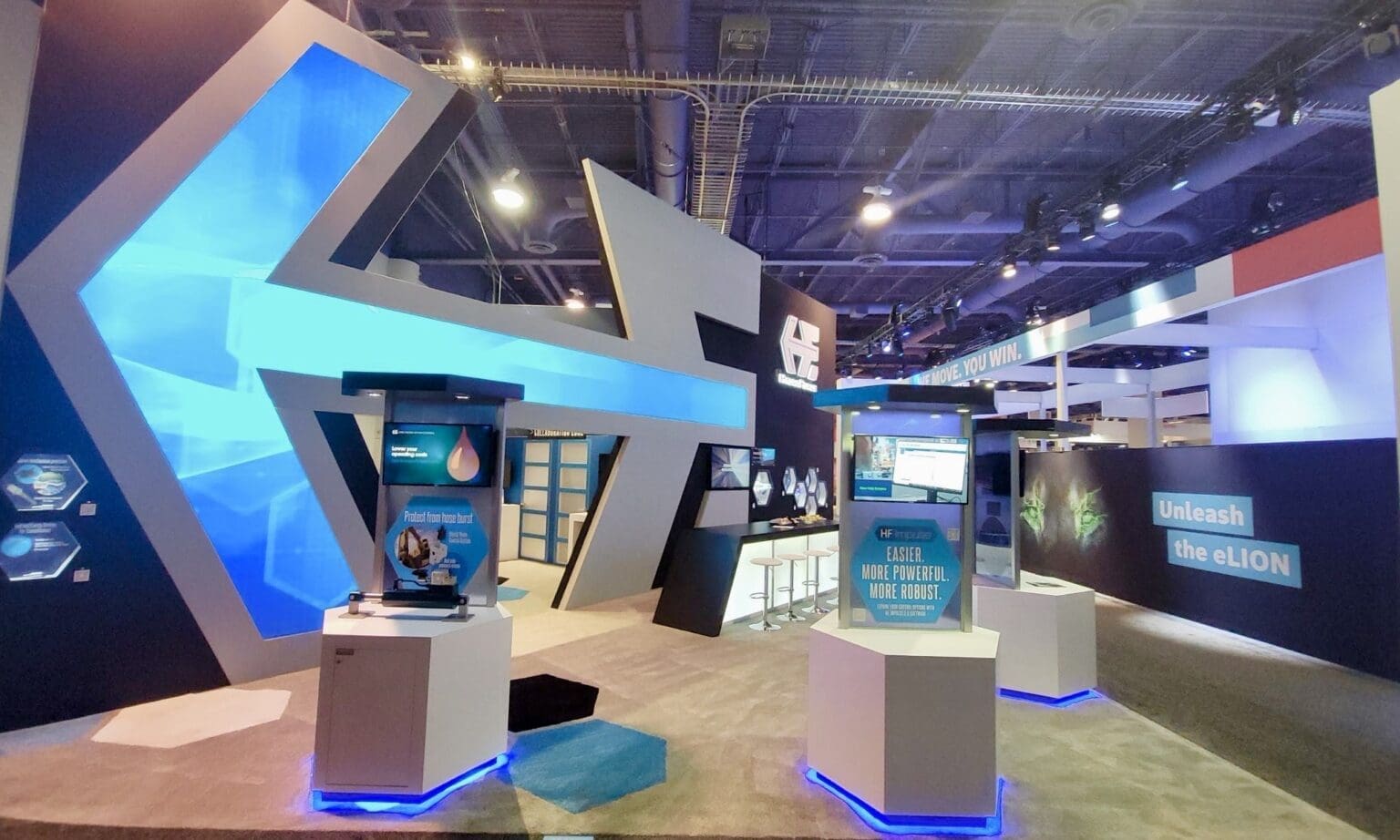 Las Vegas Audio Visual Support and Trade Show Technology - Con Expo Hydraforce - Total Show Technology