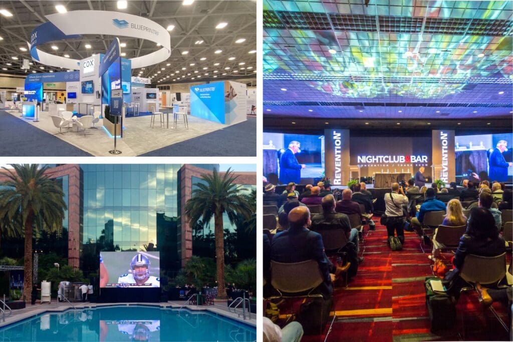 Total Show Technology provides Las Vegas audio visual support for conferences, trade shows, experiential events, hotel meetings, and nightclub events.