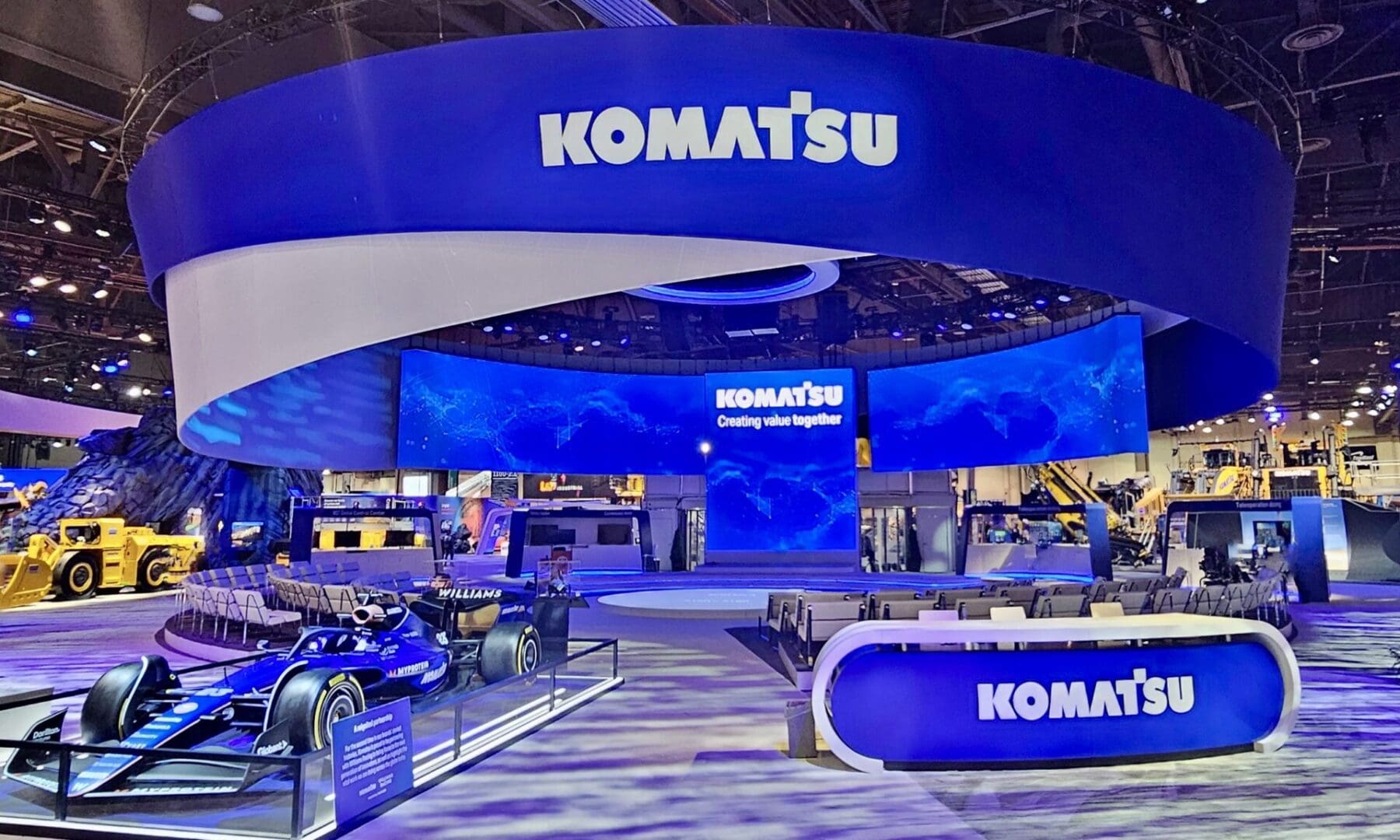 Vegas Trade Show AV - Mine Expo - Komatsu - Total Show Technology