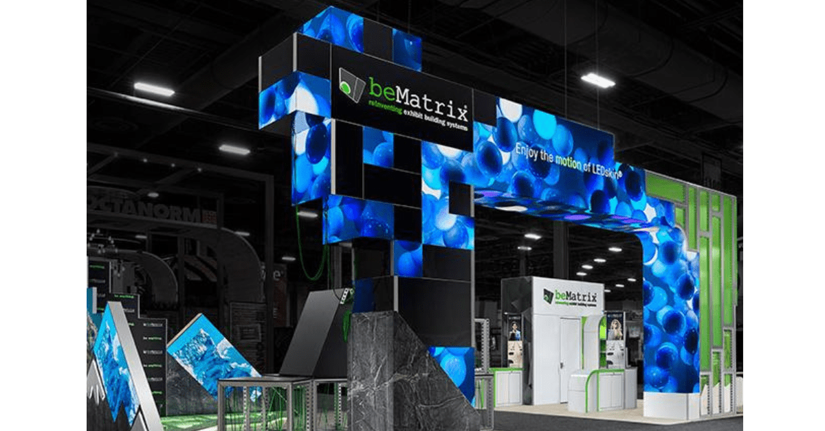 Total Show Technology - Las Vegas Trade Show Technology and Support - beMatrix LED Screen Display Technology to Make Your Shows Stand Out