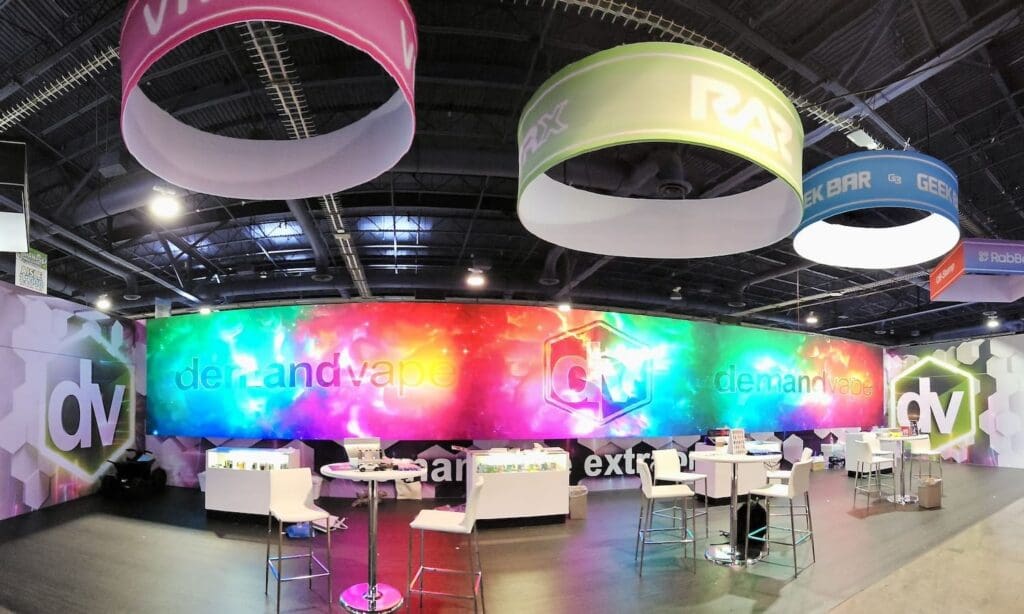 Las Vegas Audiovisual Event AV - Demand Vape Panorama - Technology and Support from Total Show Technology