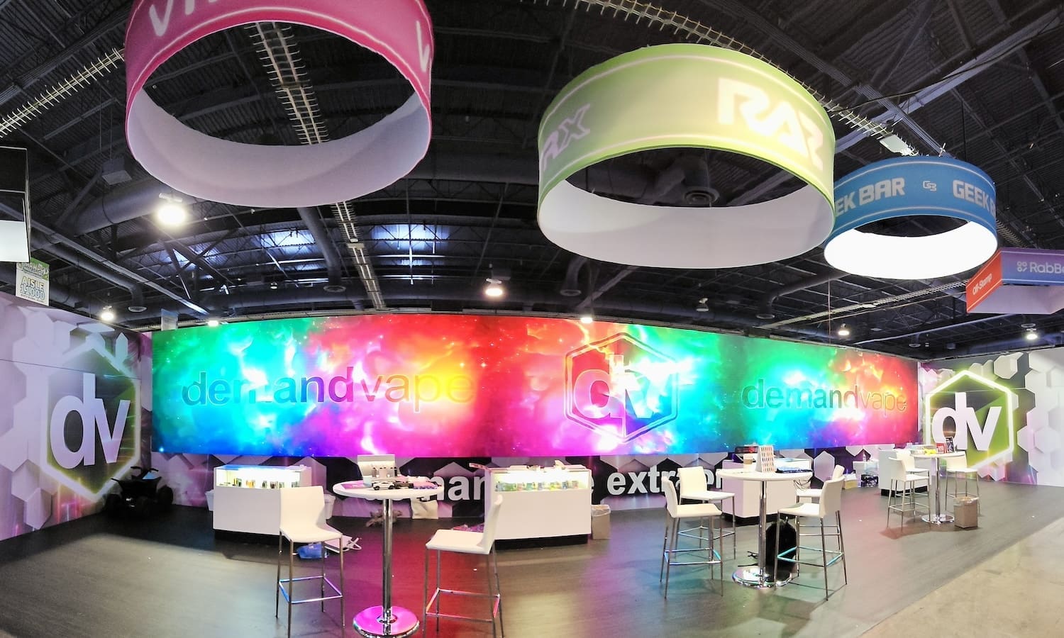 Las Vegas Audiovisual Event AV - Demand Vape Panorama - Technology and Support from Total Show Technology